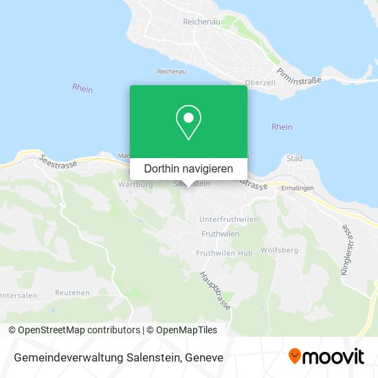 Gemeindeverwaltung Salenstein Karte
