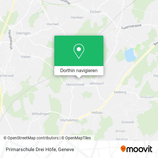 Primarschule Drei Höfe Karte