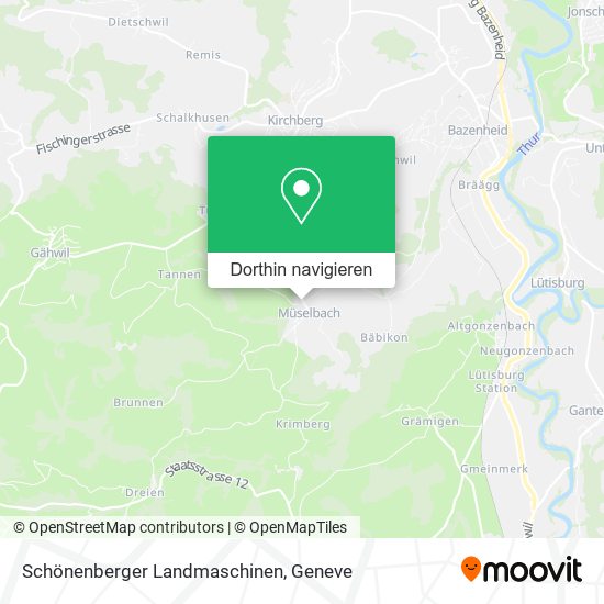 Schönenberger Landmaschinen Karte