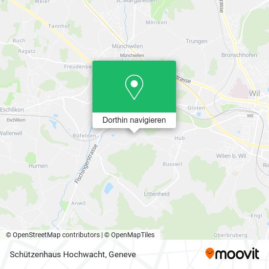 Schützenhaus Hochwacht Karte