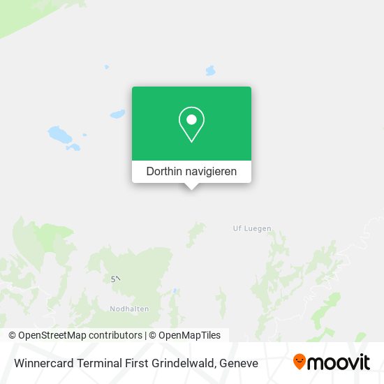 Winnercard Terminal First Grindelwald Karte