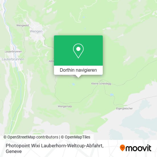 Photopoint Wixi Lauberhorn-Weltcup-Abfahrt Karte