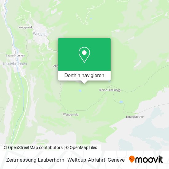 Zeitmessung Lauberhorn--Weltcup-Abfahrt Karte