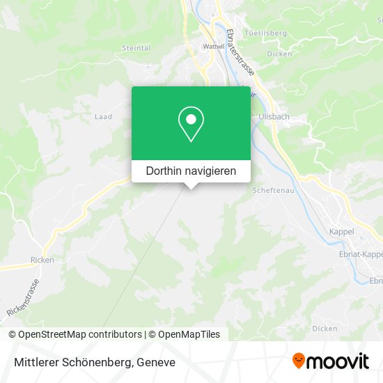 Mittlerer Schönenberg Karte