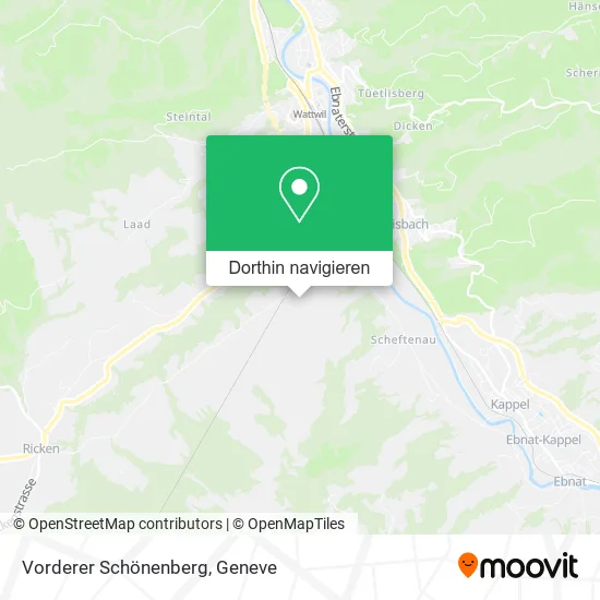 Vorderer Schönenberg Karte