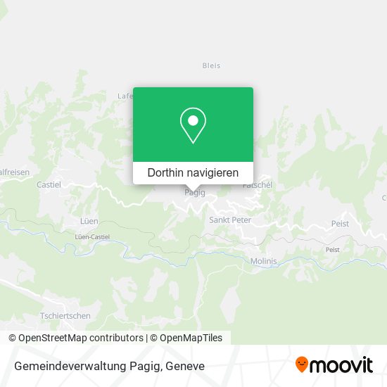 Gemeindeverwaltung Pagig Karte