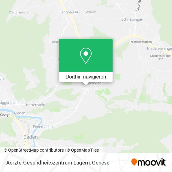 Aerzte-Gesundheitszentrum Lägern Karte