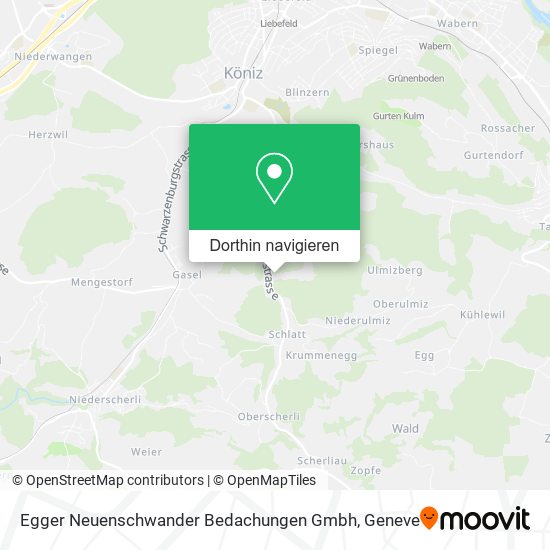 Egger Neuenschwander Bedachungen Gmbh Karte