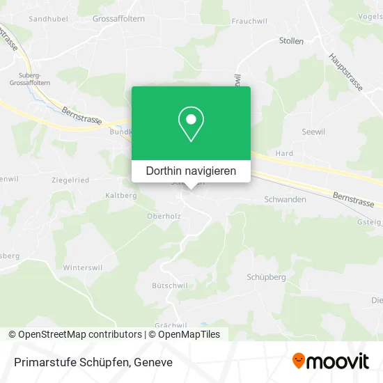 Primarstufe Schüpfen Karte