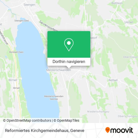 Reformiertes Kirchgemeindehaus Karte