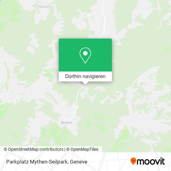 Parkplatz Mythen-Seilpark Karte