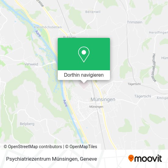 Psychiatriezentrum Münsingen Karte