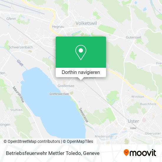 Betriebsfeuerwehr Mettler Toledo Karte