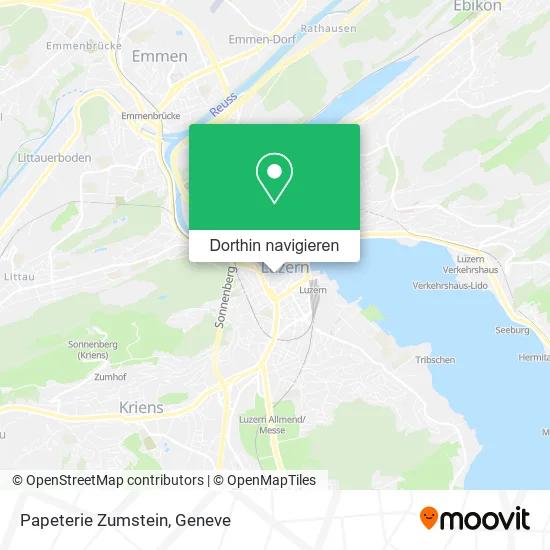 Papeterie Zumstein Karte