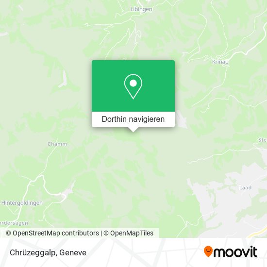 Chrüzeggalp Karte