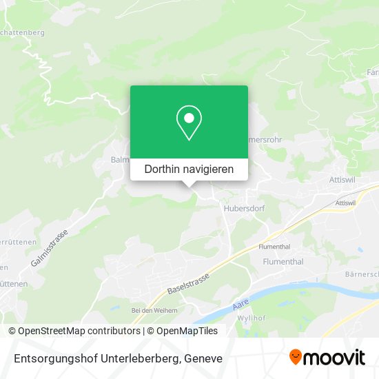 Entsorgungshof Unterleberberg Karte
