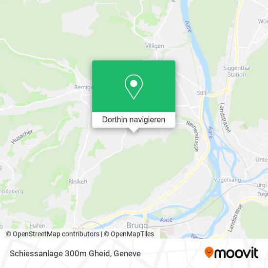 Schiessanlage 300m Gheid Karte