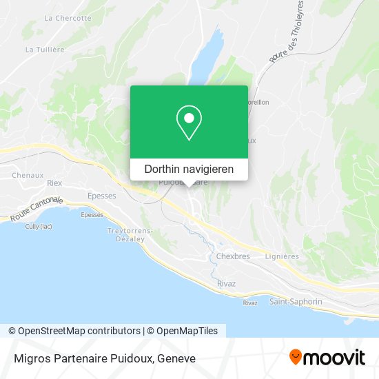 Migros Partenaire Puidoux Karte
