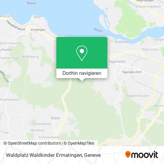 Waldplatz Waldkinder Ermatingen Karte