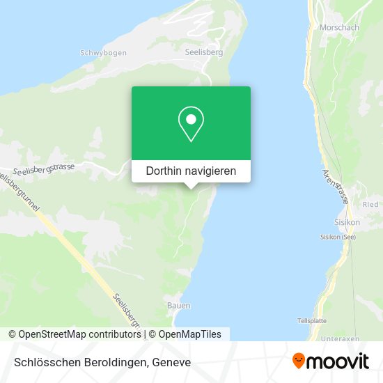 Schlösschen Beroldingen Karte