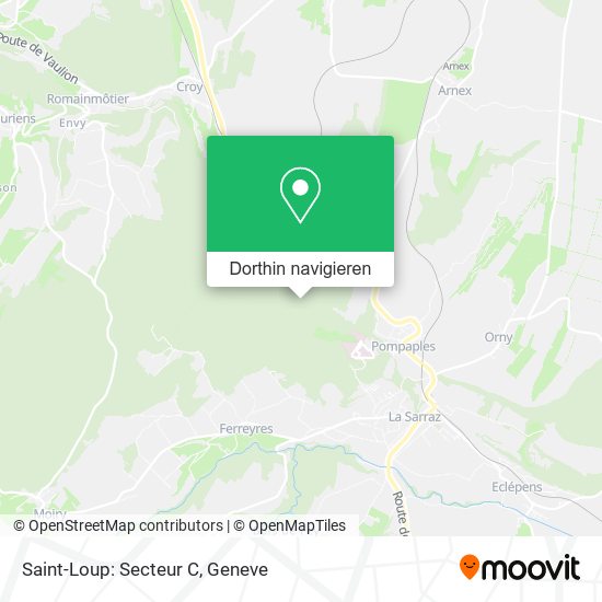 Saint-Loup: Secteur C Karte