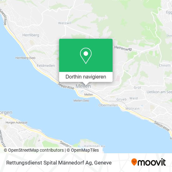 Rettungsdienst Spital Männedorf Ag Karte
