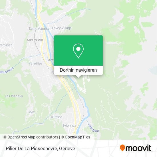 Pilier De La Pissechèvre Karte