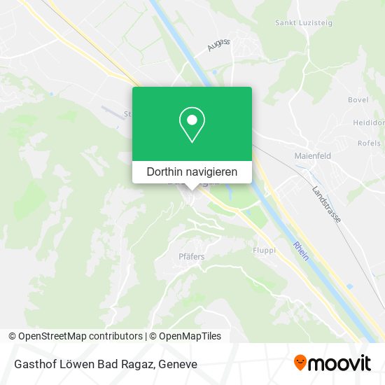 Gasthof Löwen Bad Ragaz Karte