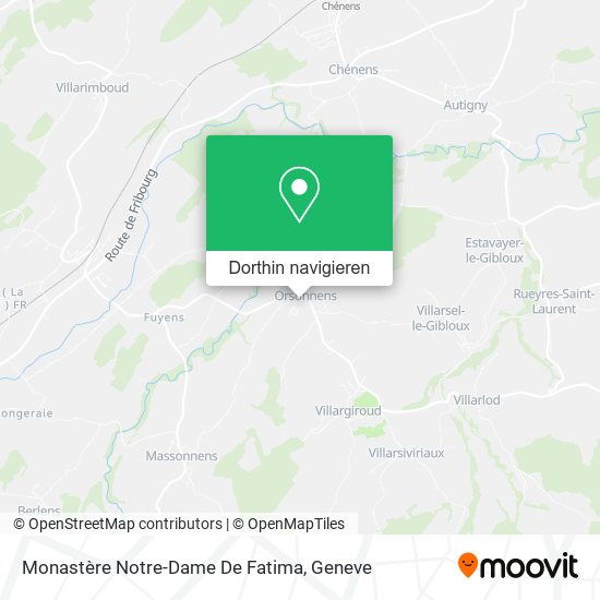 Monastère Notre-Dame De Fatima Karte