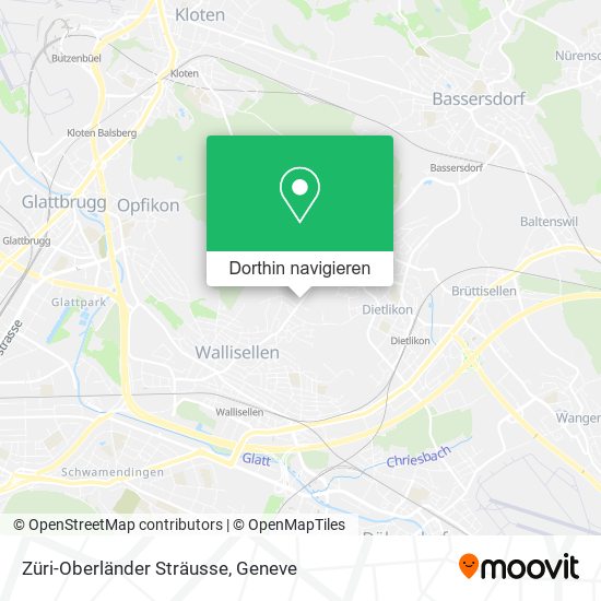 Züri-Oberländer Sträusse Karte