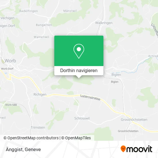 Änggist Karte
