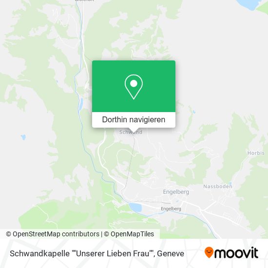 Schwandkapelle ""Unserer Lieben Frau"" Karte