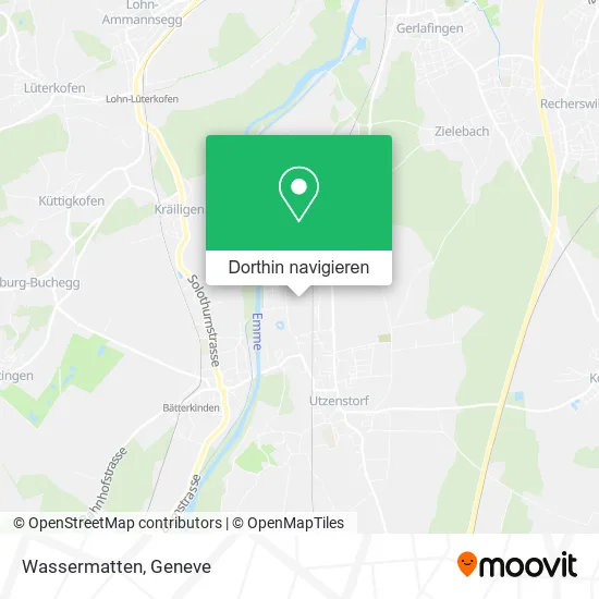 Wassermatten Karte