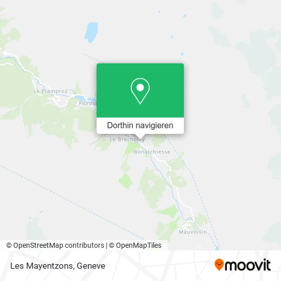 Les Mayentzons Karte