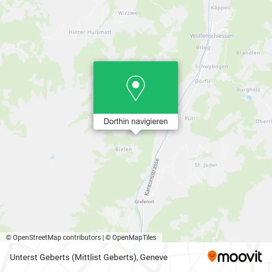 Unterst Geberts (Mittlist Geberts) Karte