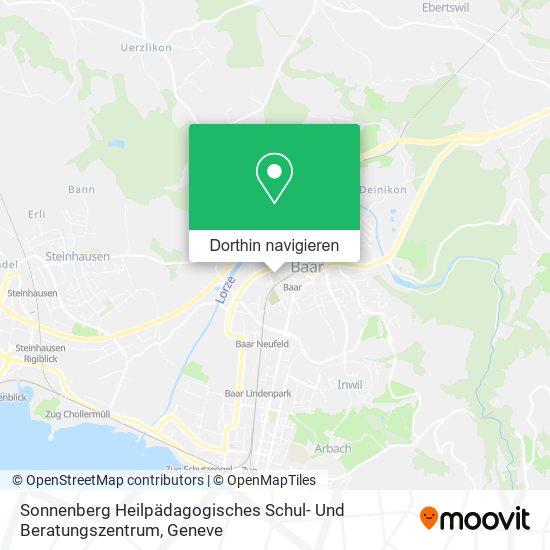 Sonnenberg Heilpädagogisches Schul- Und Beratungszentrum Karte