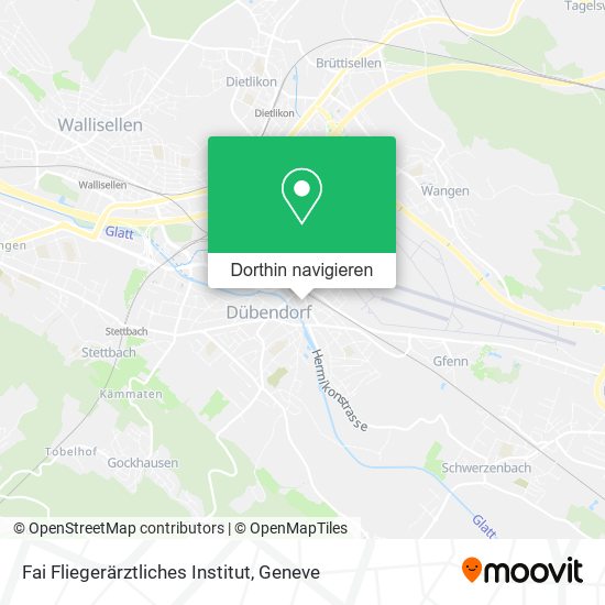 Fai Fliegerärztliches Institut Karte