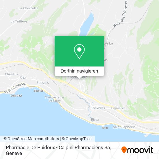 Pharmacie De Puidoux - Calpini Pharmaciens Sa Karte