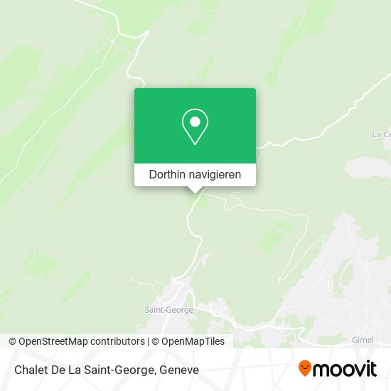 Chalet De La Saint-George Karte