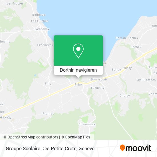 Groupe Scolaire Des Petits Crêts Karte