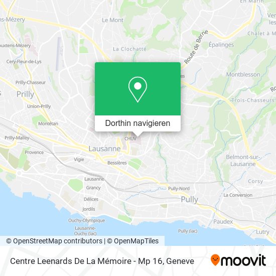 Centre Leenards De La Mémoire - Mp 16 Karte