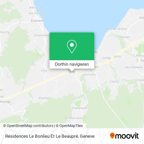 Résidences Le Bonlieu Et Le Beaupré Karte