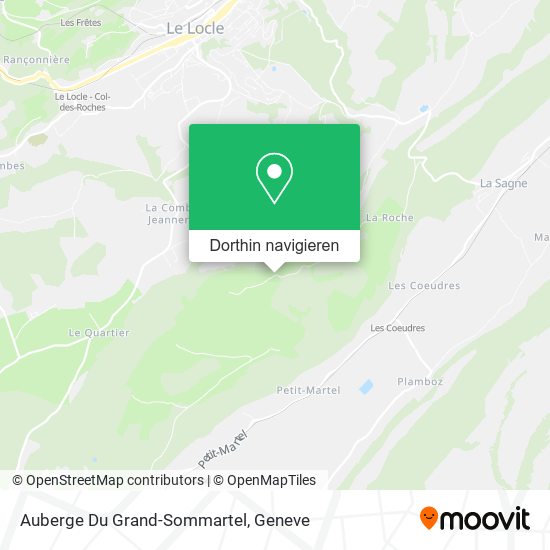 Auberge Du Grand-Sommartel Karte