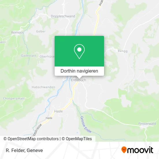 R. Felder Karte