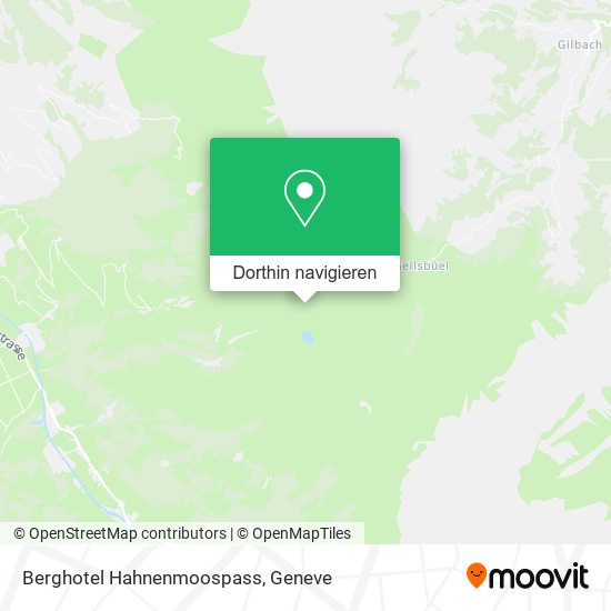 Berghotel Hahnenmoospass Karte