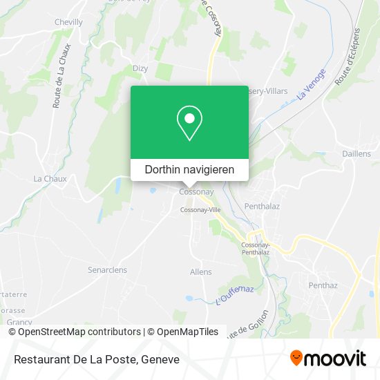 Restaurant De La Poste Karte