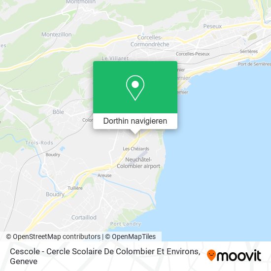 Cescole - Cercle Scolaire De Colombier Et Environs Karte