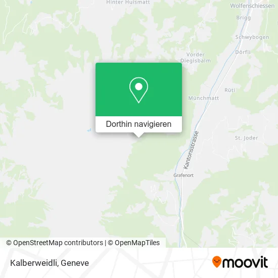 Kalberweidli Karte