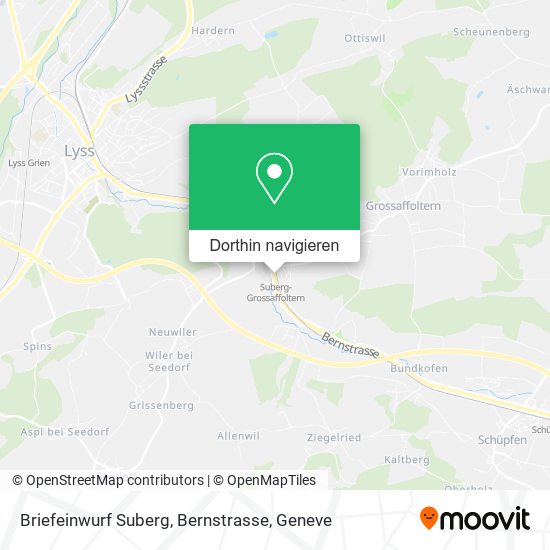 Briefeinwurf Suberg, Bernstrasse Karte