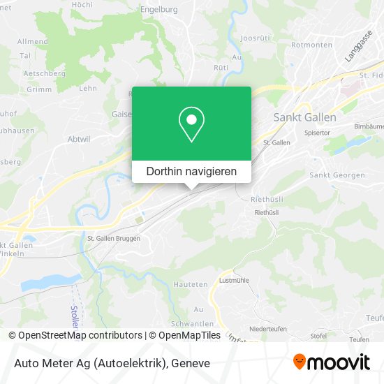 Auto Meter Ag (Autoelektrik) Karte